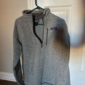 Patagonia Heather Gray Fleece Pullover